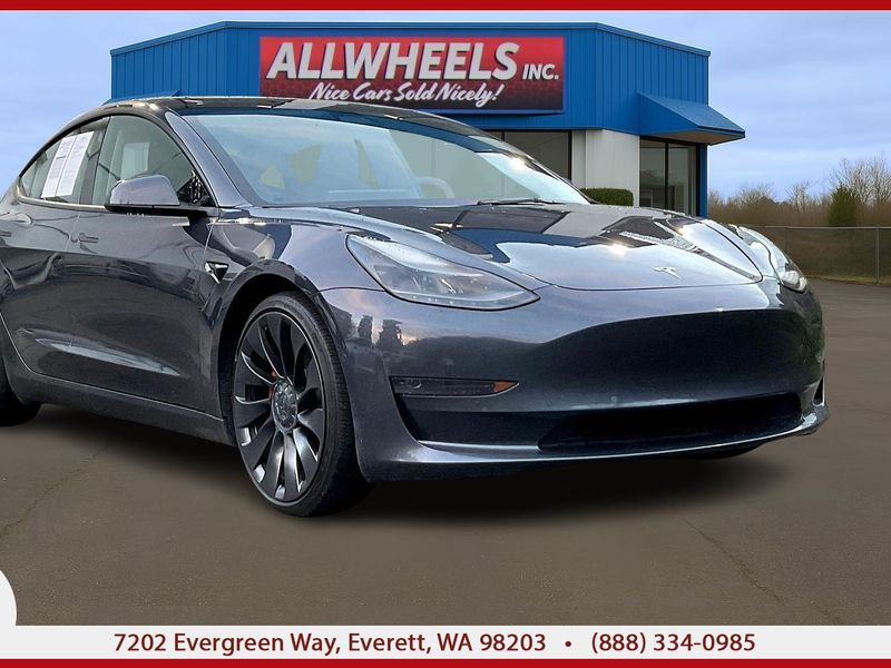 2022 Tesla Model 3 Performance Upper Image 1