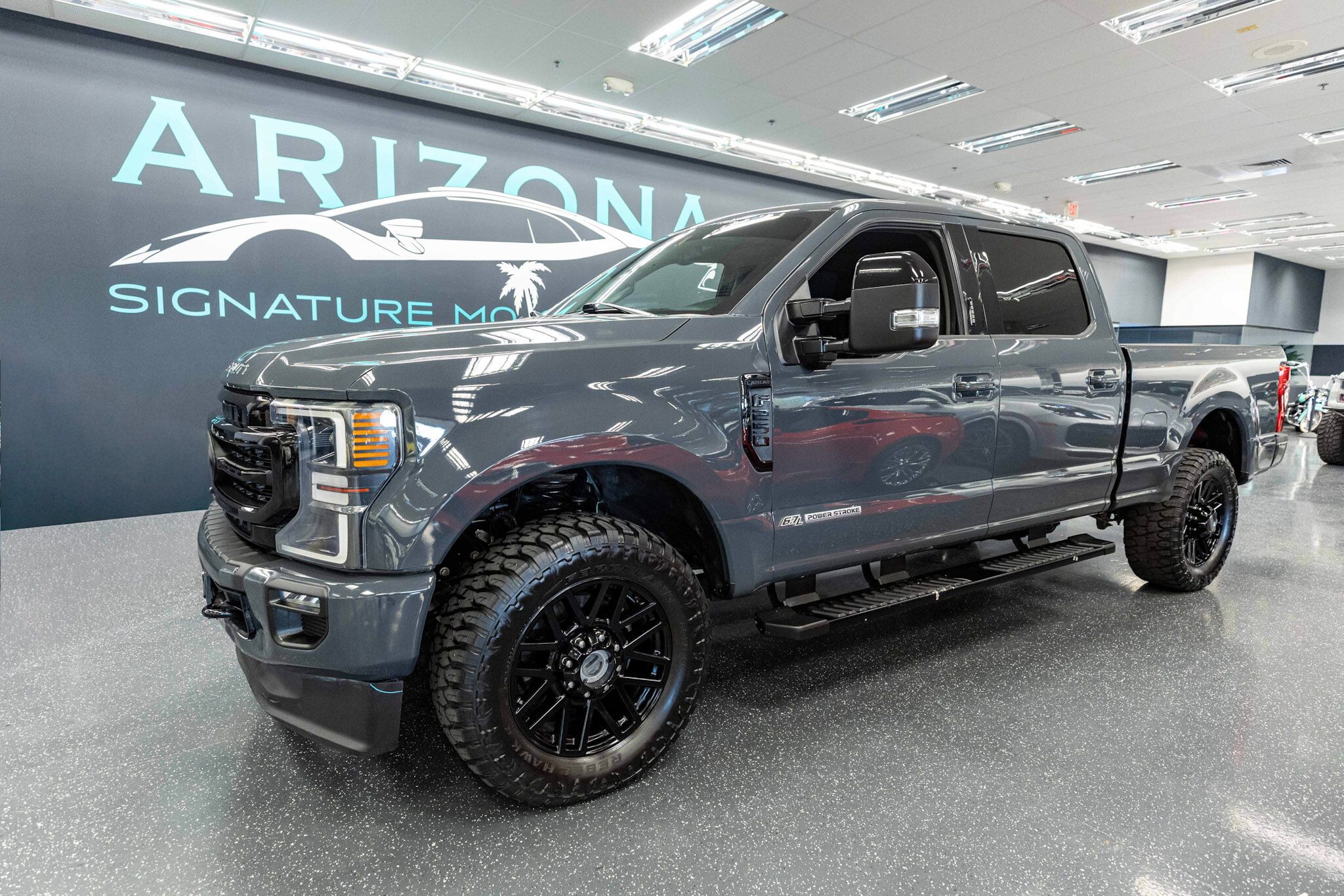 Lithium Gray 2021 Ford F-250 Super Duty Lariat Crew Cab 4WD Pickup Truck Four-Wheel Drive Automatic
