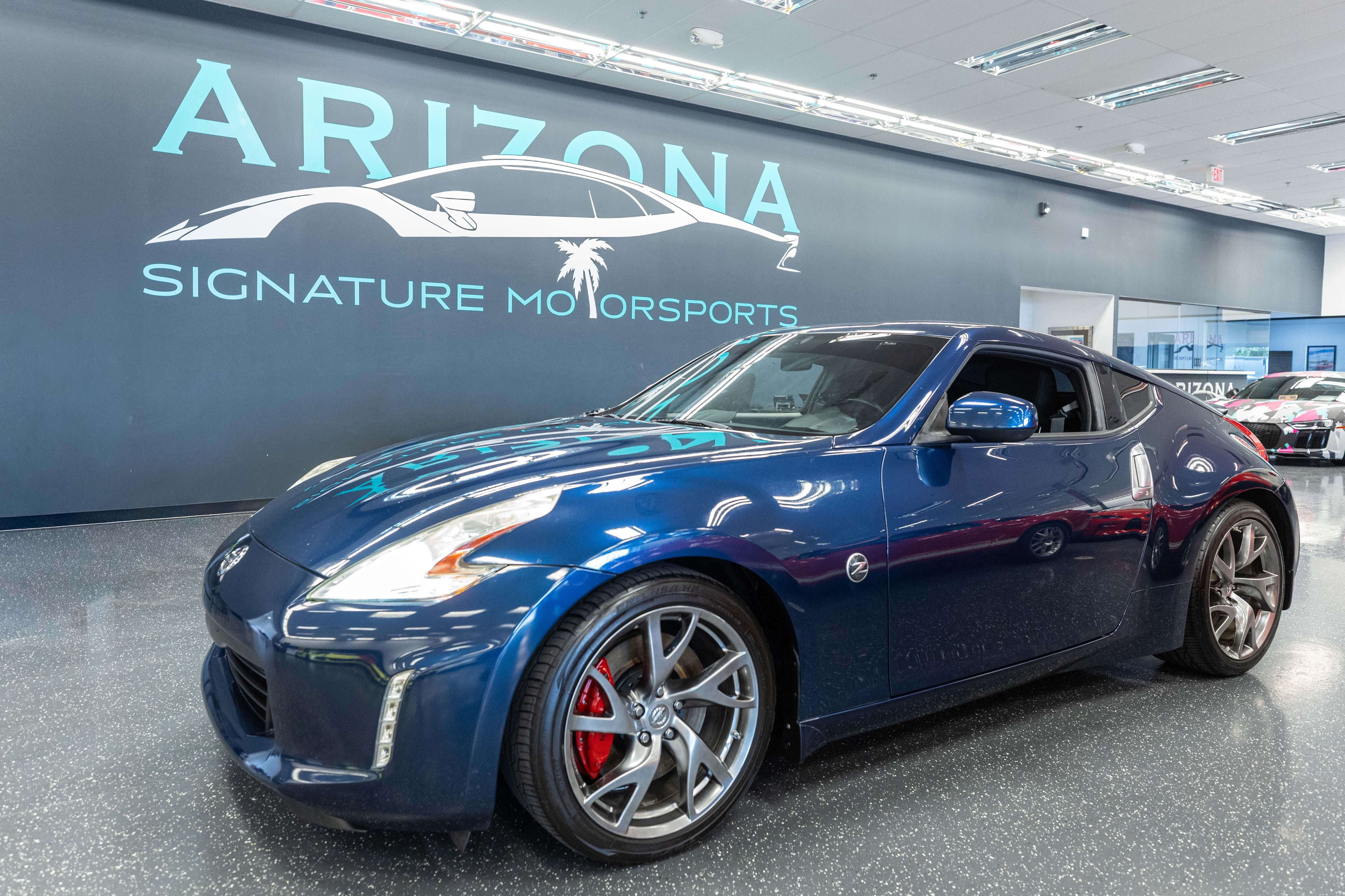 Midnight Blue 2014 Nissan 370Z Base Coupe Rear-Wheel Drive Manual