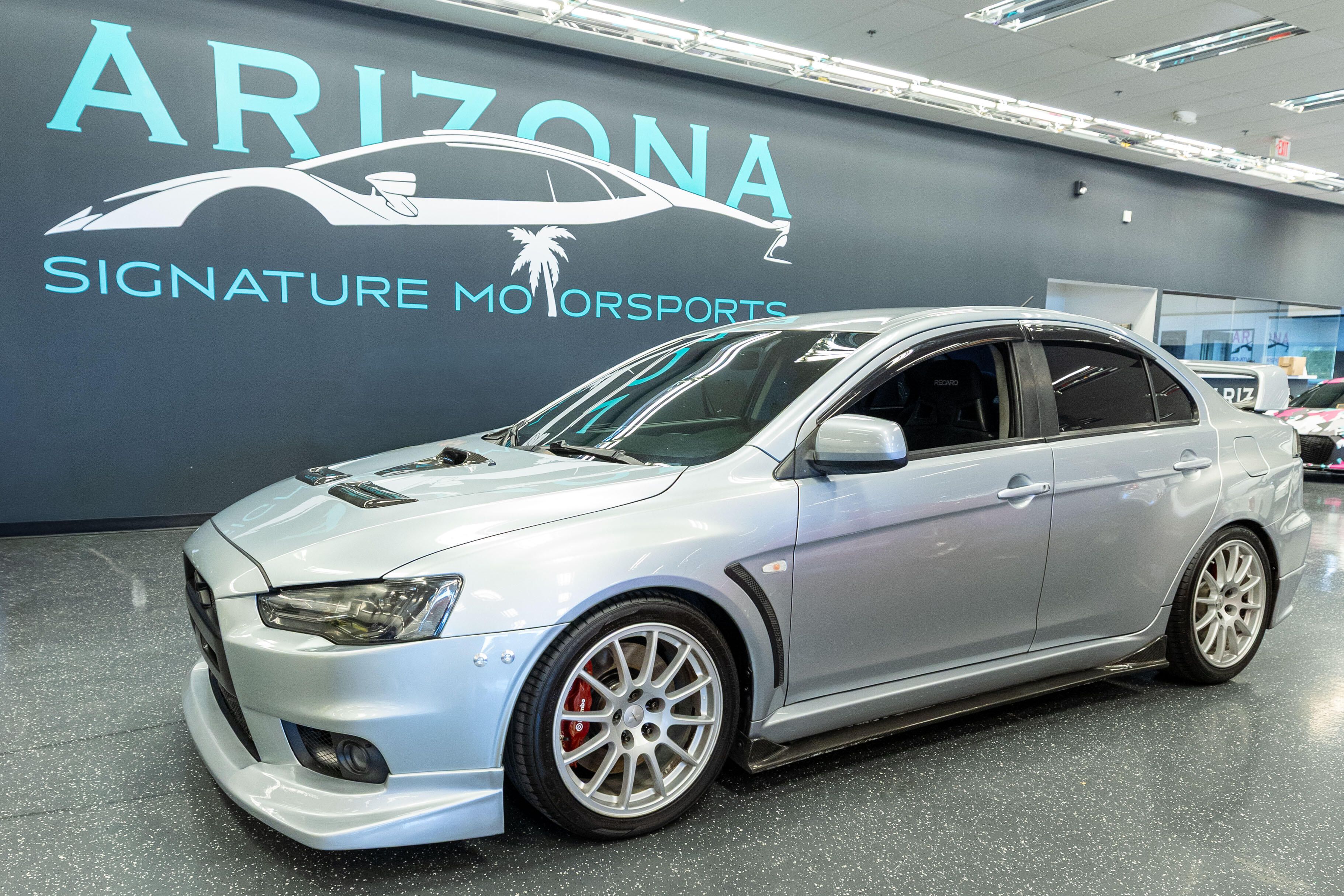 Silver 2008 Mitsubishi Lancer Evolution GSR Sedan All-Wheel Drive Manual