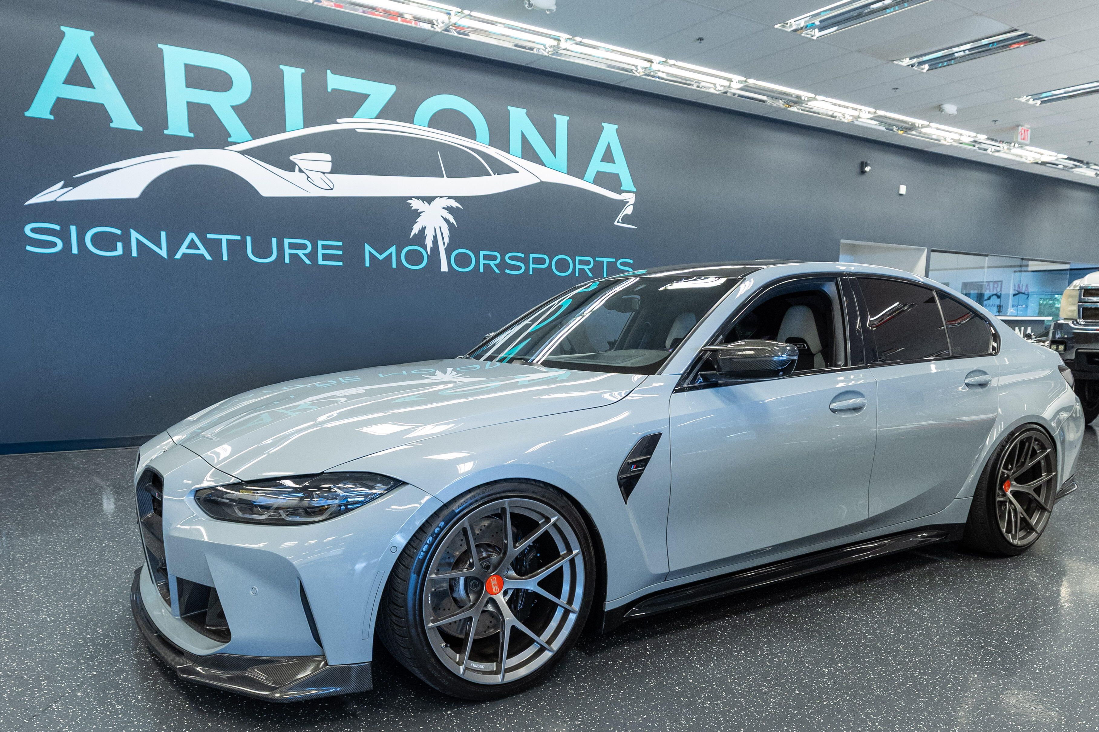 Gray 2021 BMW M3 Sedan Rear-Wheel Drive Automatic