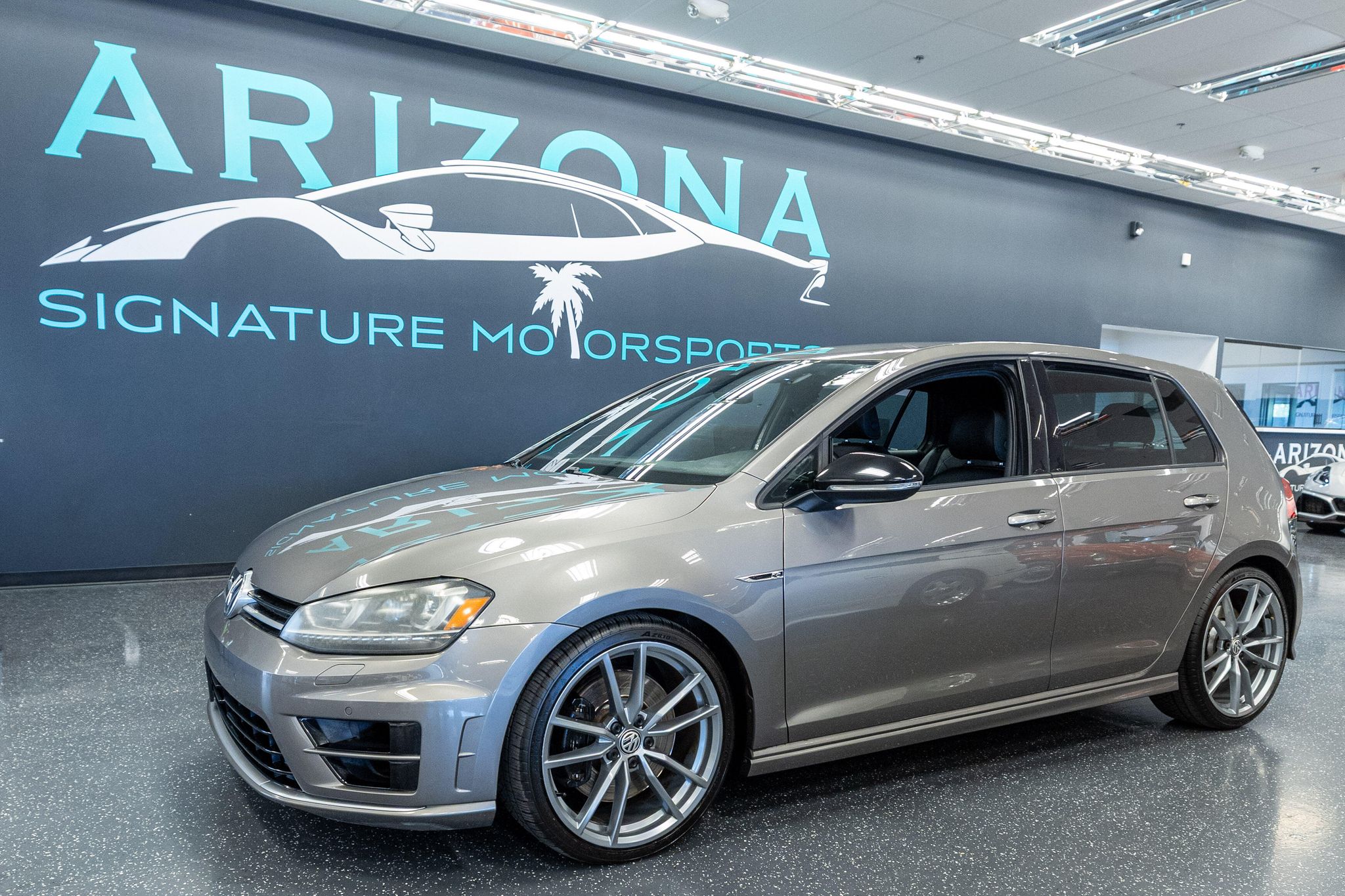 Gray 2017 Volkswagen Golf R Hatchback All-Wheel Drive Automatic