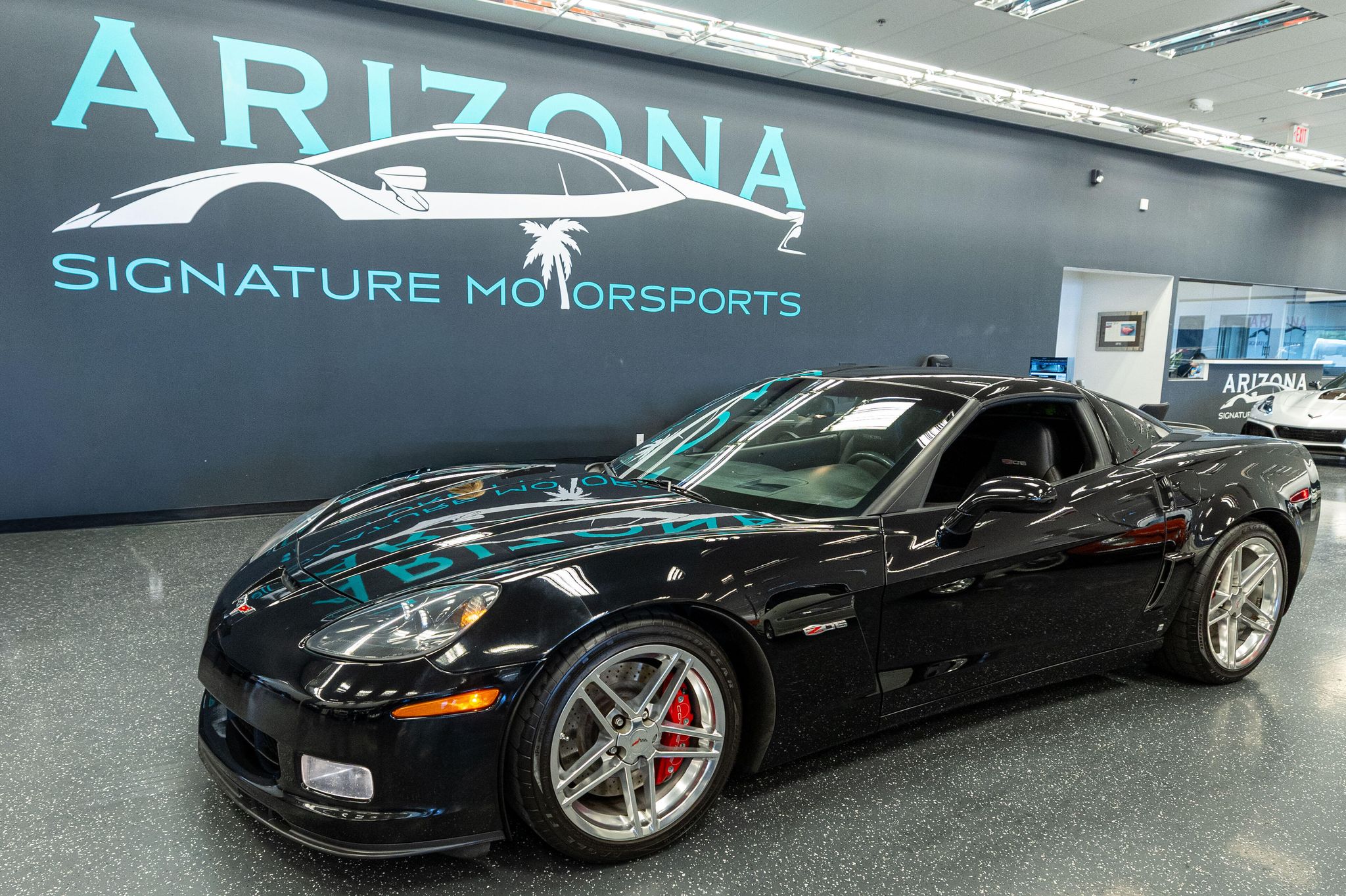 Black 2007 Chevrolet Corvette Coupe Rear-Wheel Drive Manual