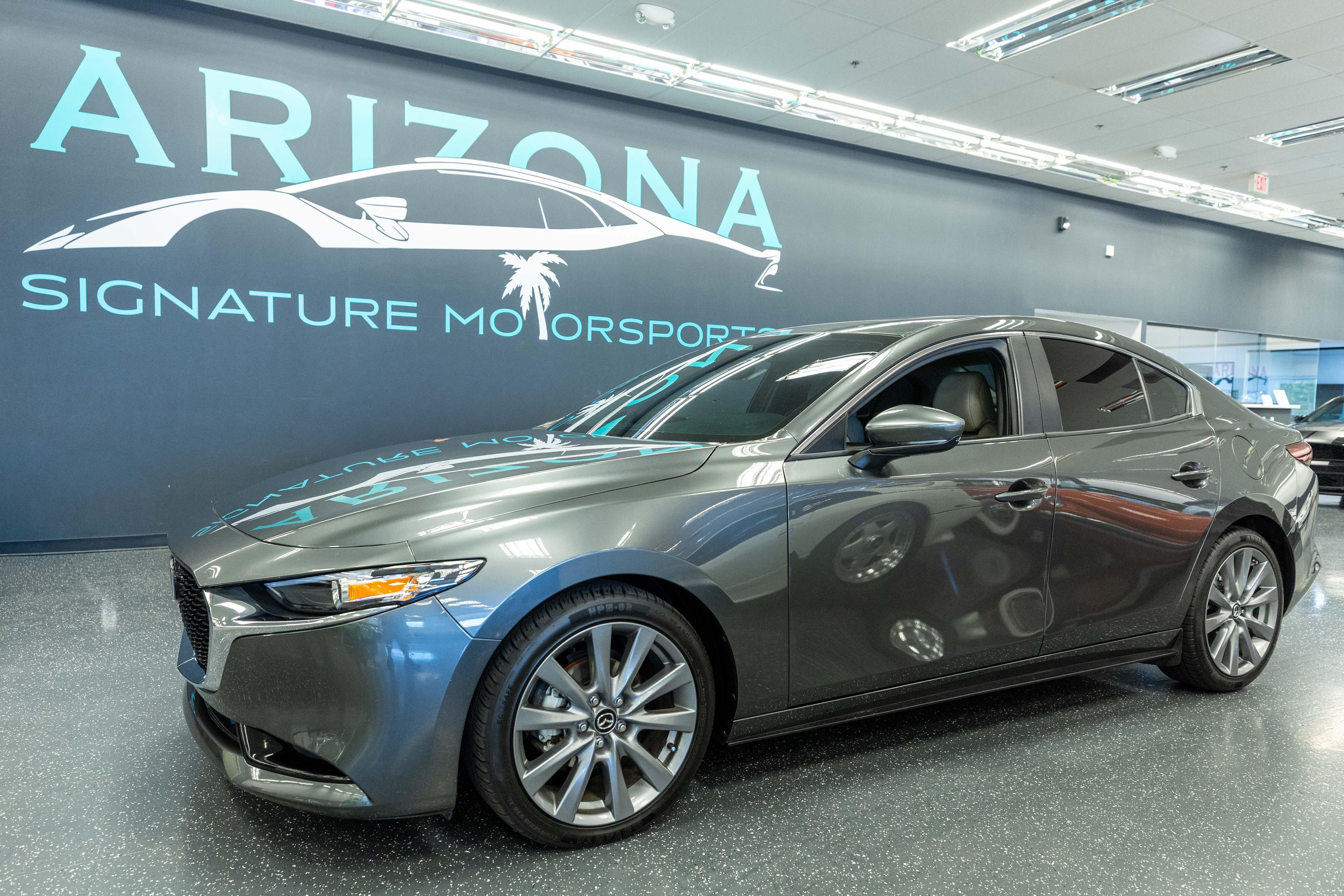 Machine Gray Metallic 2024 Mazda MAZDA3 Sedan Front-Wheel Drive Automatic
