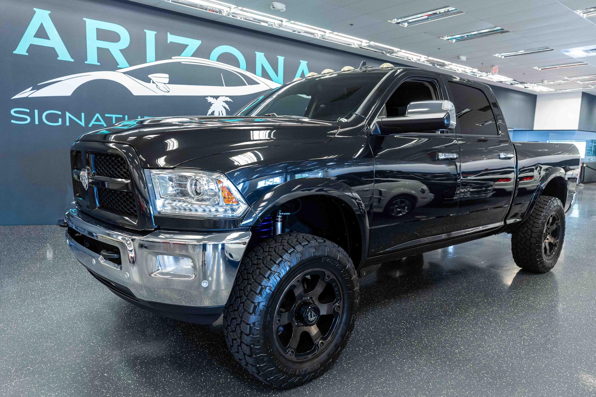 Brilliant Black Crystal Pearl Coat 2016 RAM 3500 Pickup Truck Four-Wheel Drive Automatic