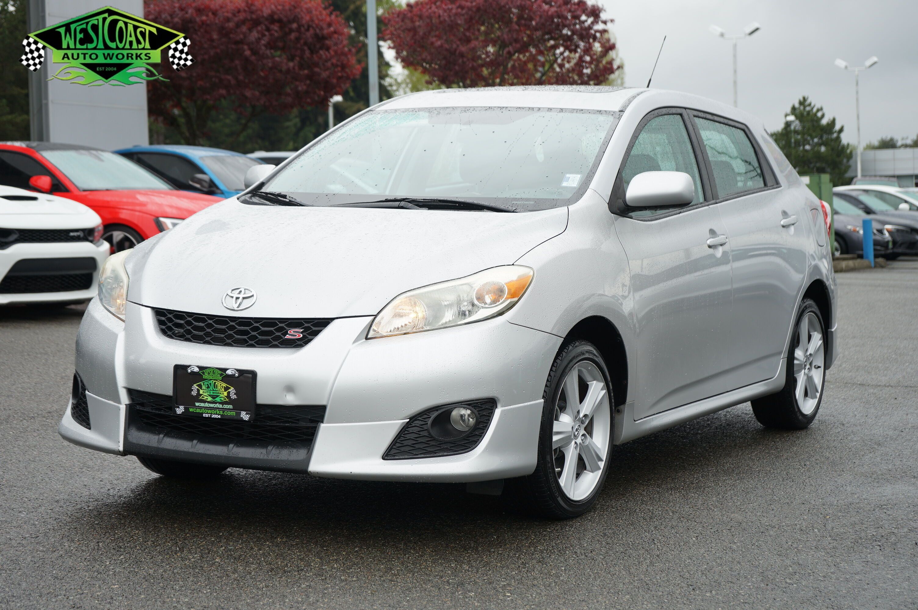 Silver 2009 Toyota Matrix S AWD Hatchback All-Wheel Drive 4-Speed Automatic