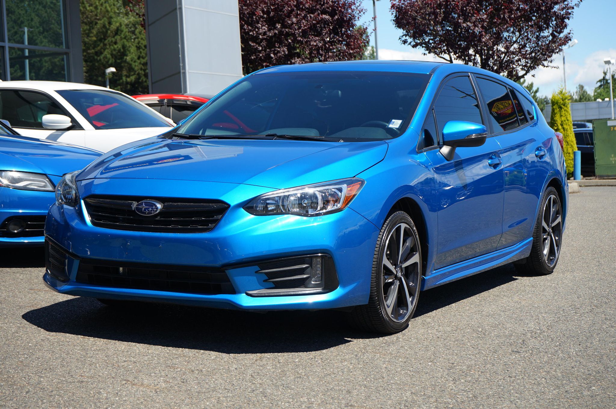 Ocean Blue Pearl 2021 Subaru Impreza Wagon All-Wheel Drive Automatic
