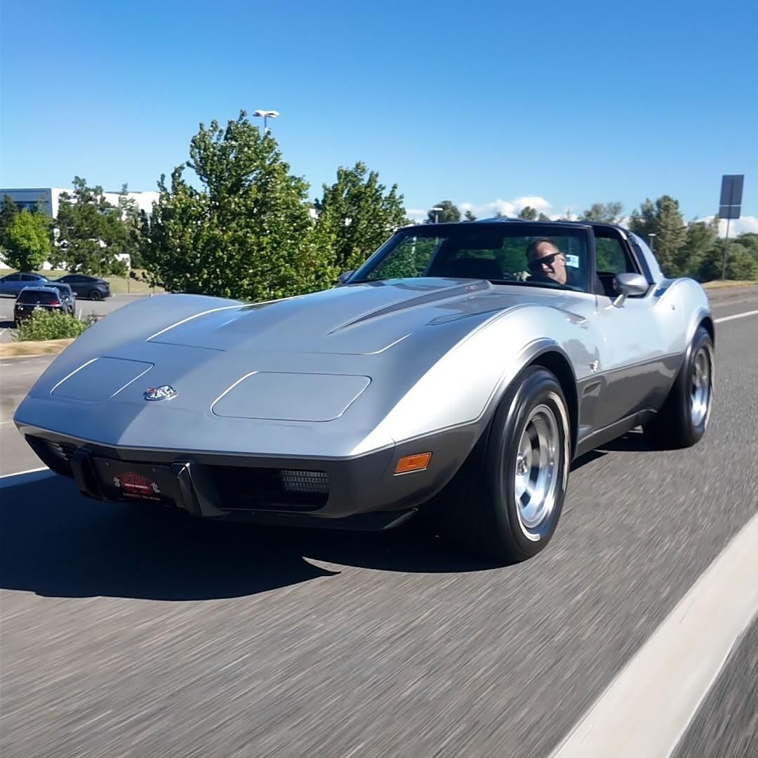 Silver 1978 Chevrolet Corvette Coupe Manual
