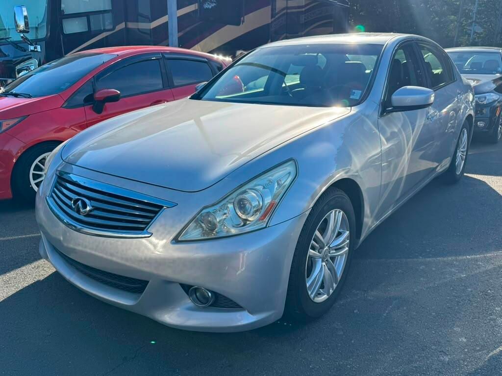 Gray (Liquid Platinum) 2012 INFINITI G25 Sedan Automatic