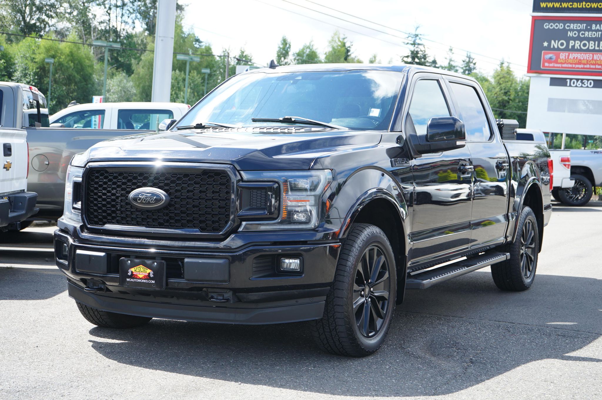 Agate Black 2020 Ford F-150 Pickup Truck Four-Wheel Drive Automatic