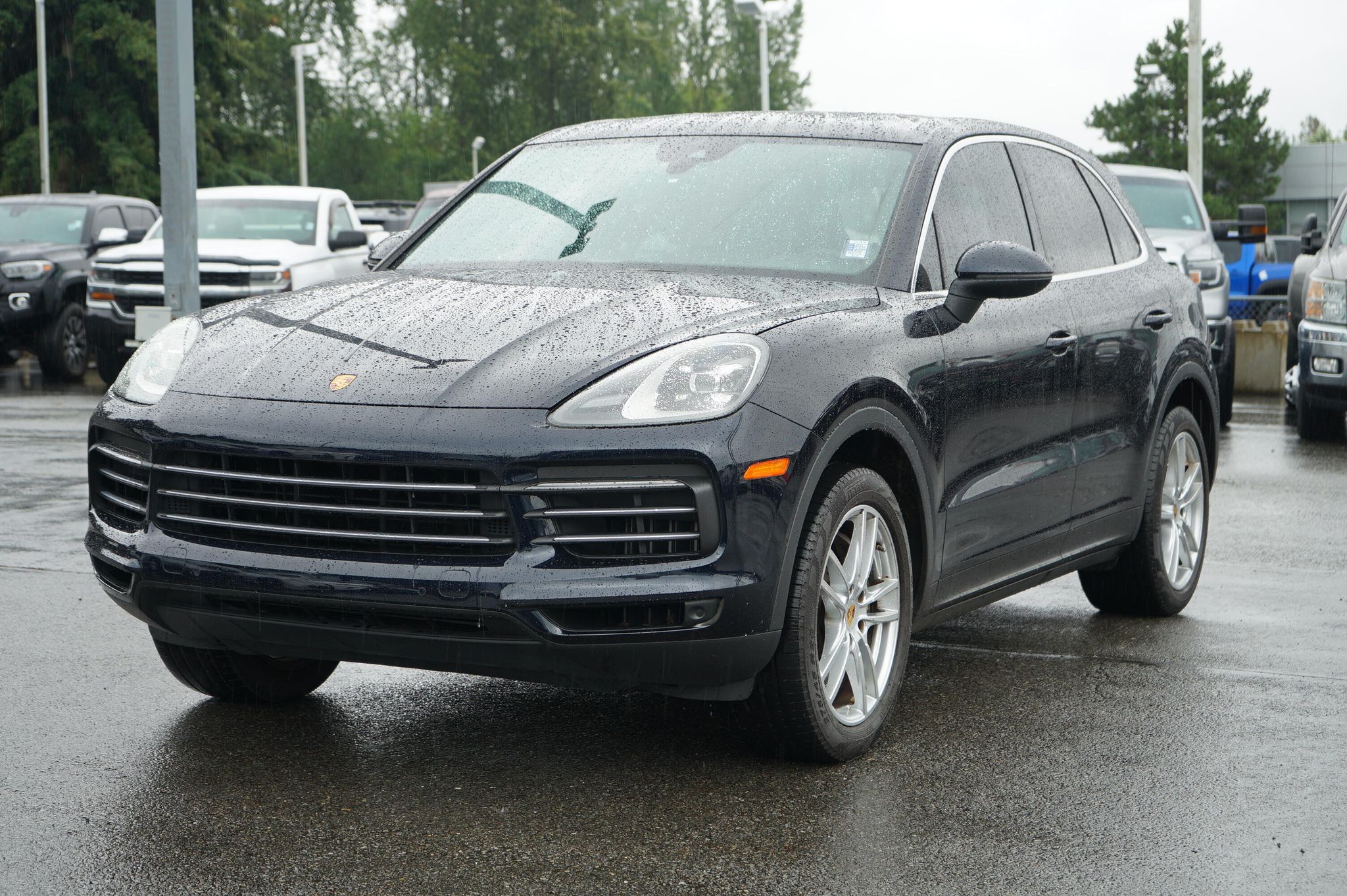 Blue 2021 Porsche Cayenne SUV / Crossover All-Wheel Drive Automatic