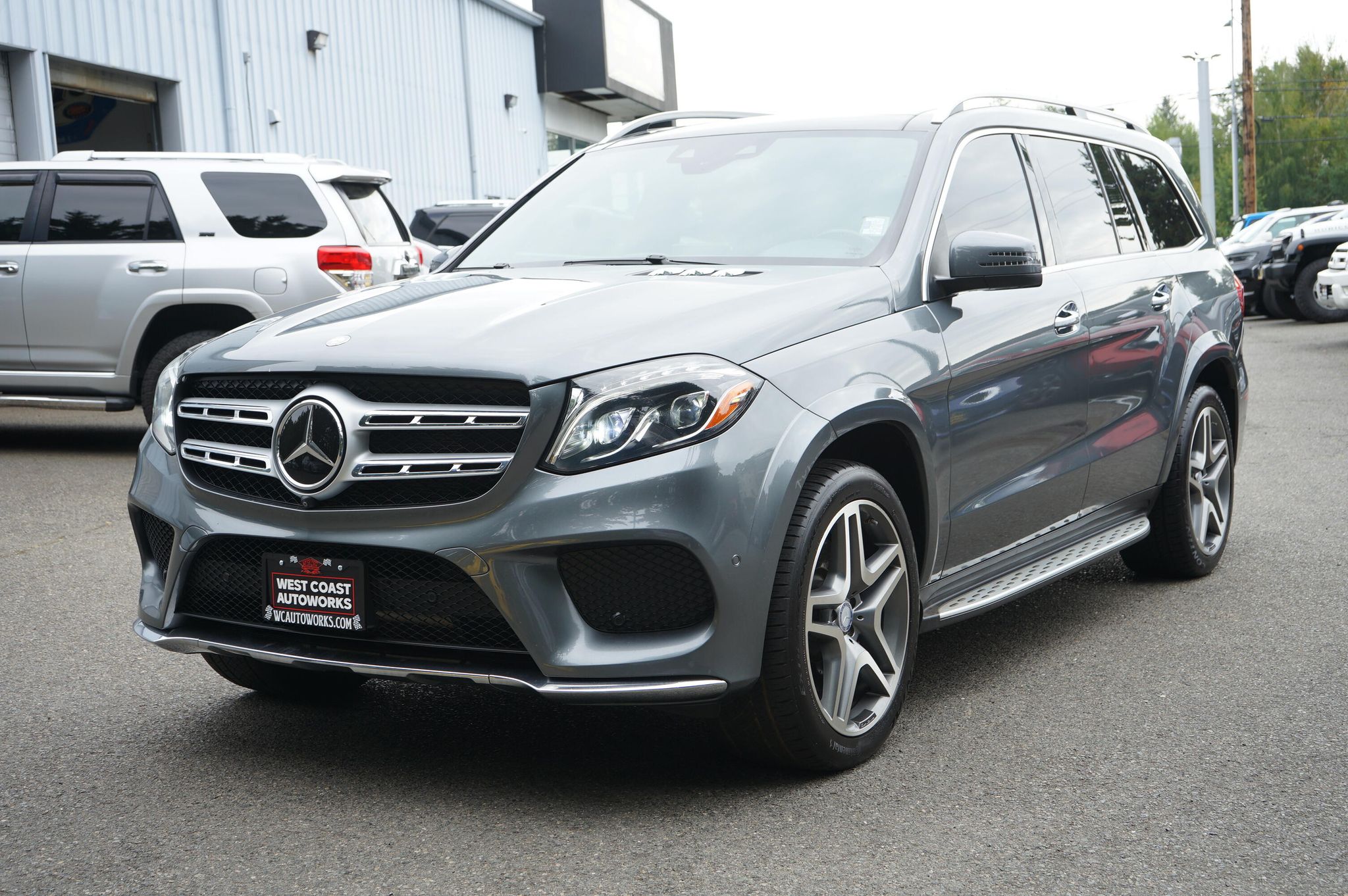 Gray 2017 Mercedes-Benz GLS SUV / Crossover All-Wheel Drive Automatic