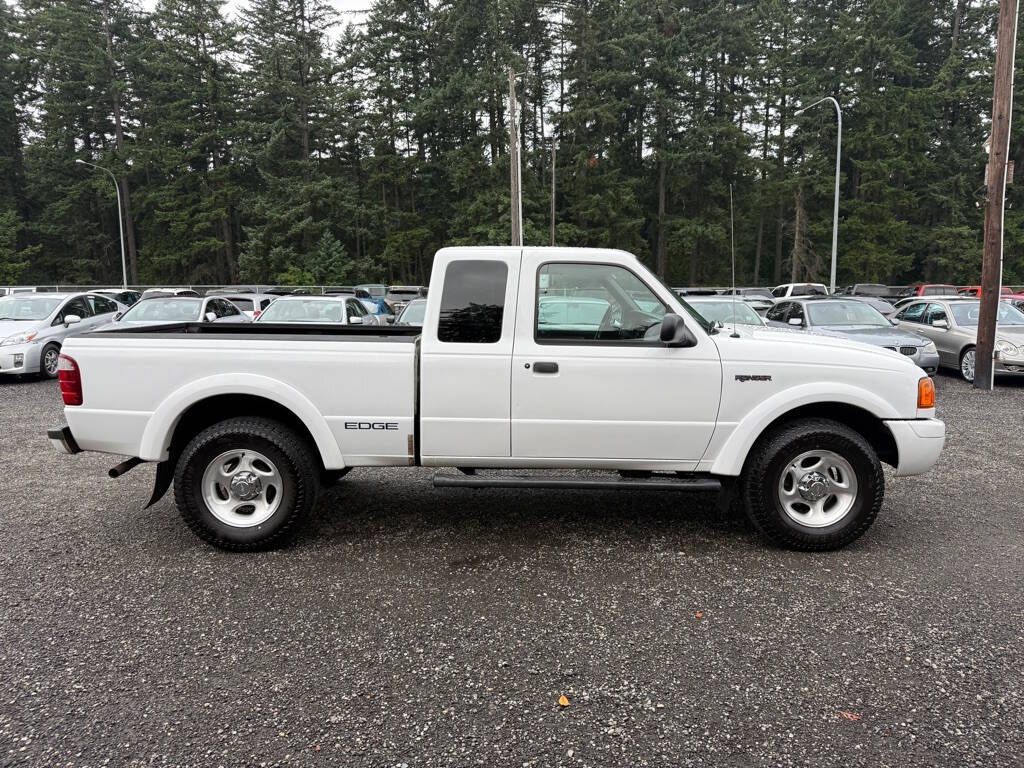 White 2001 Ford Ranger Pickup Truck Four-Wheel Drive Manual