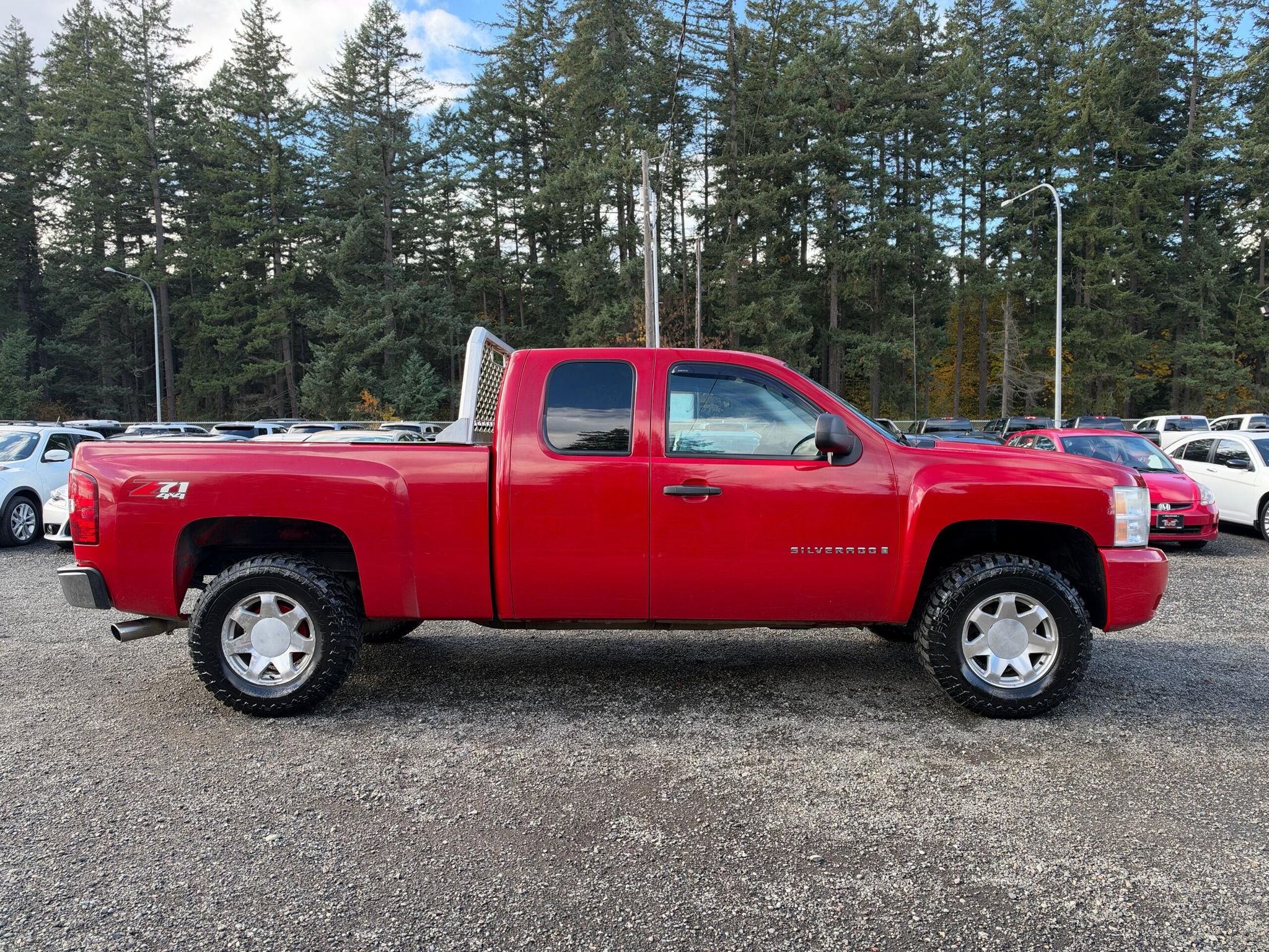Red 2008 Chevrolet Silverado 1500 Pickup Truck Automatic