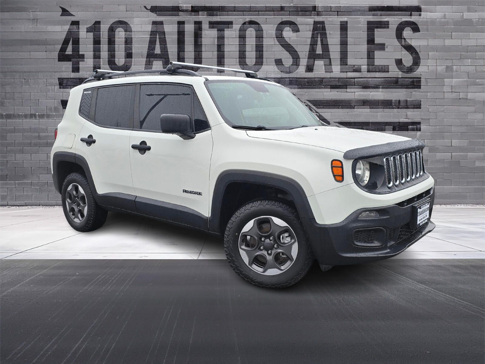 Alpine White 2018 Jeep Renegade Sport 4WD SUV / Crossover Four-Wheel Drive Manual