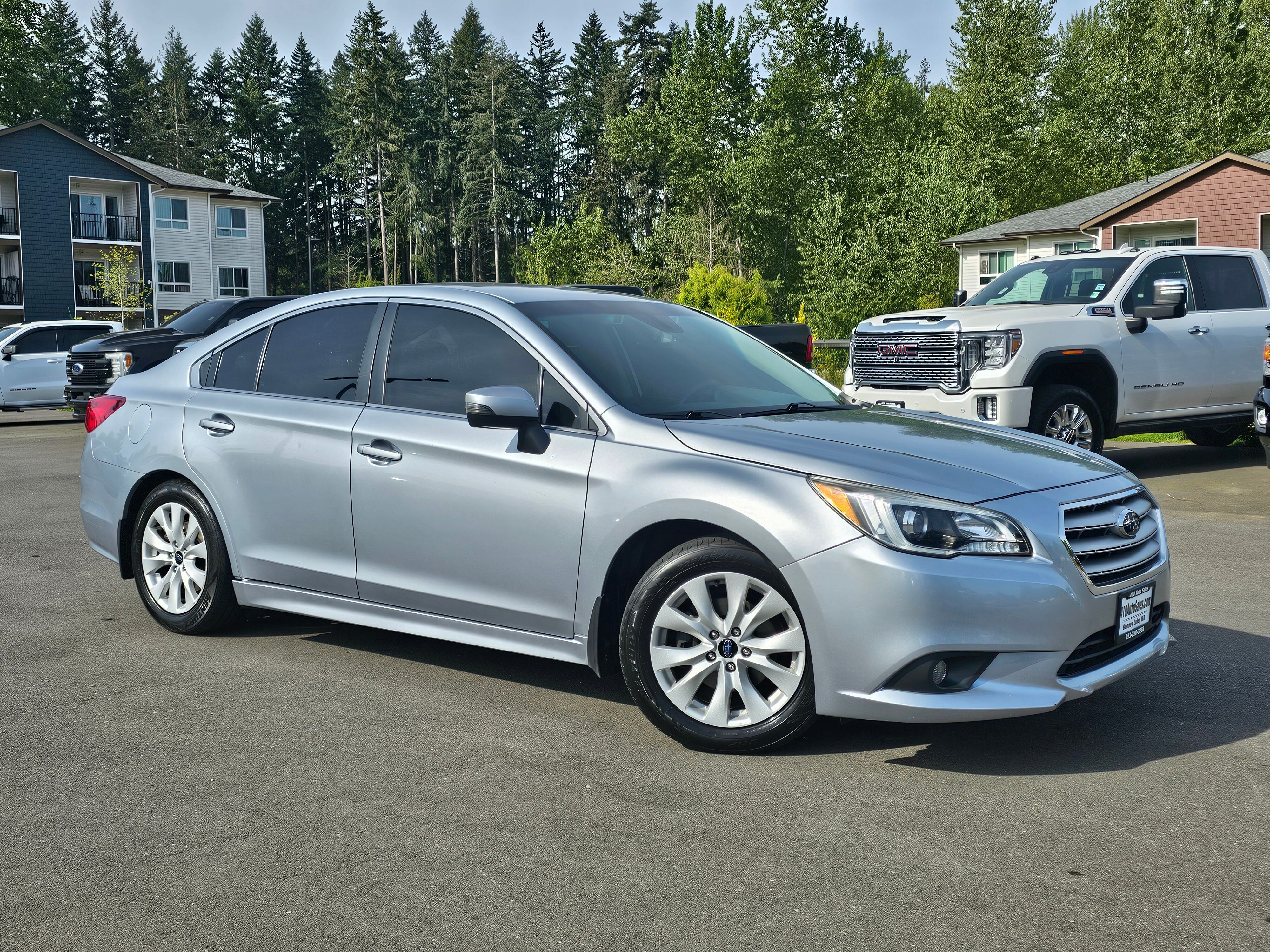 Silver 2017 Subaru Legacy 2.5i Premium AWD Sedan All-Wheel Drive Automatic