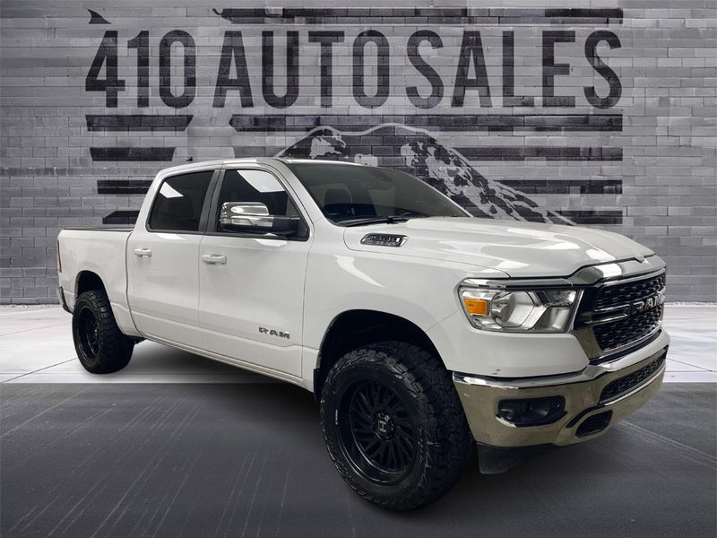 2022 Ram 1500 Crew Cab Big Horn 4x4 *NEW LEVEL KIT* Upper Image 1
