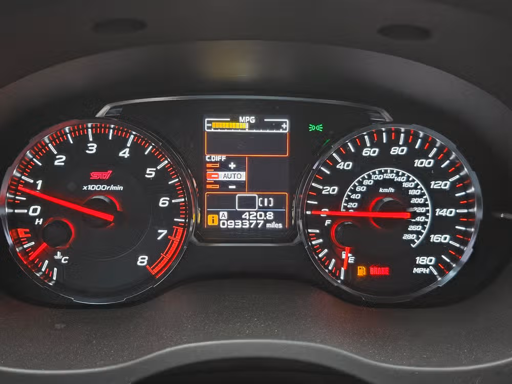 2020 SUBARU WRX STI SERIES WHITE Image 15